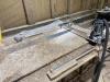 Routed off the melamine and started flattening both sides.  Not bad.